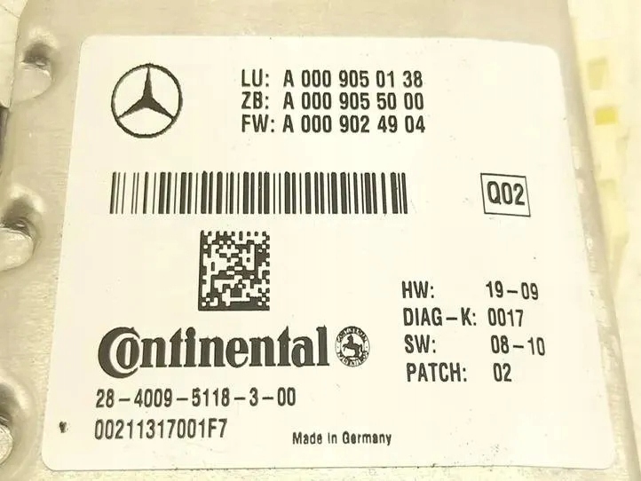 Камера передняя mercedes-benz c w204 0009057302 2.14l дизель 125kw 2011 лучшего качества