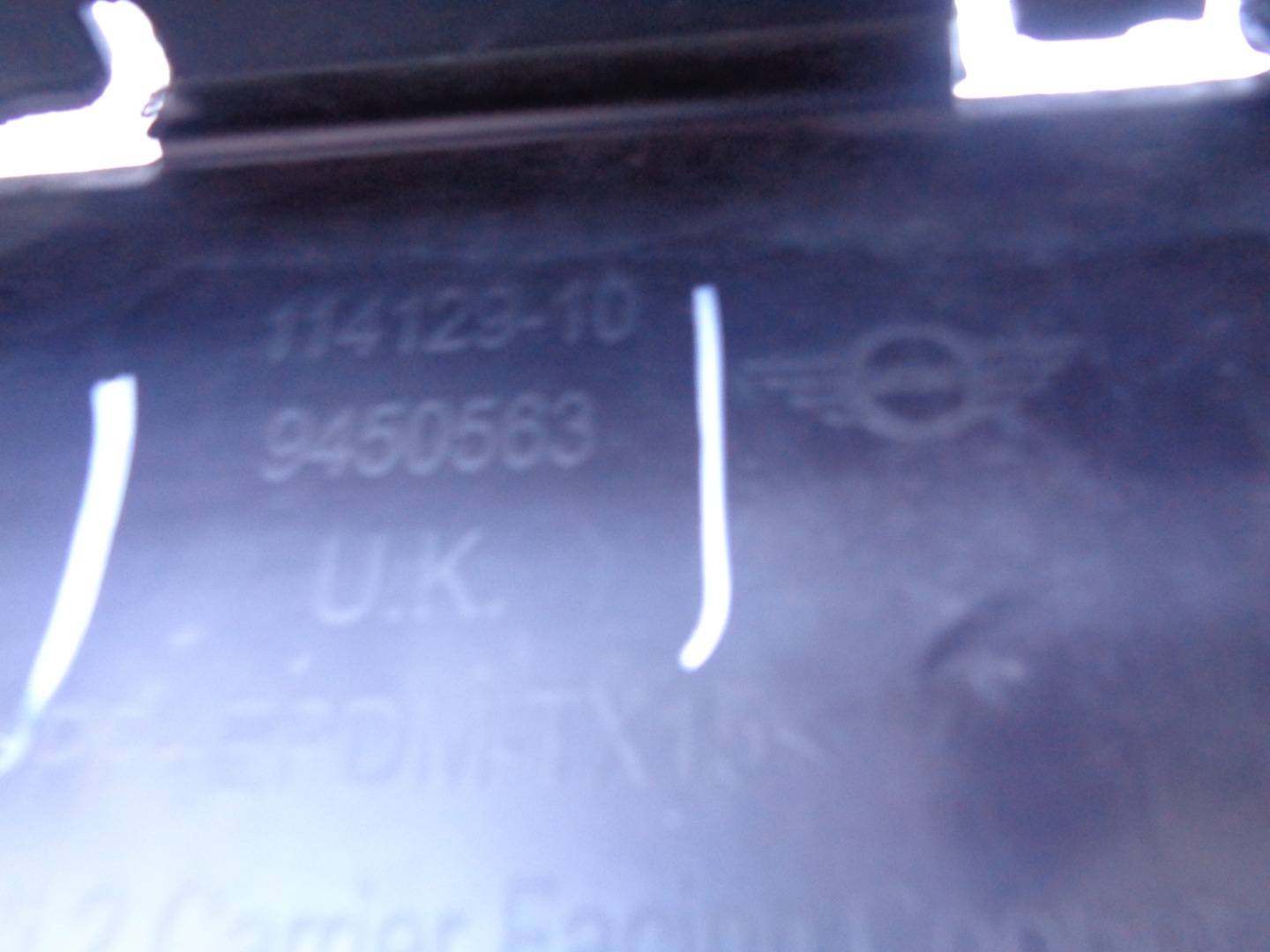 Бампер передний mini cooper one s f55 f56 20- рестайл nr 49334 с разбора