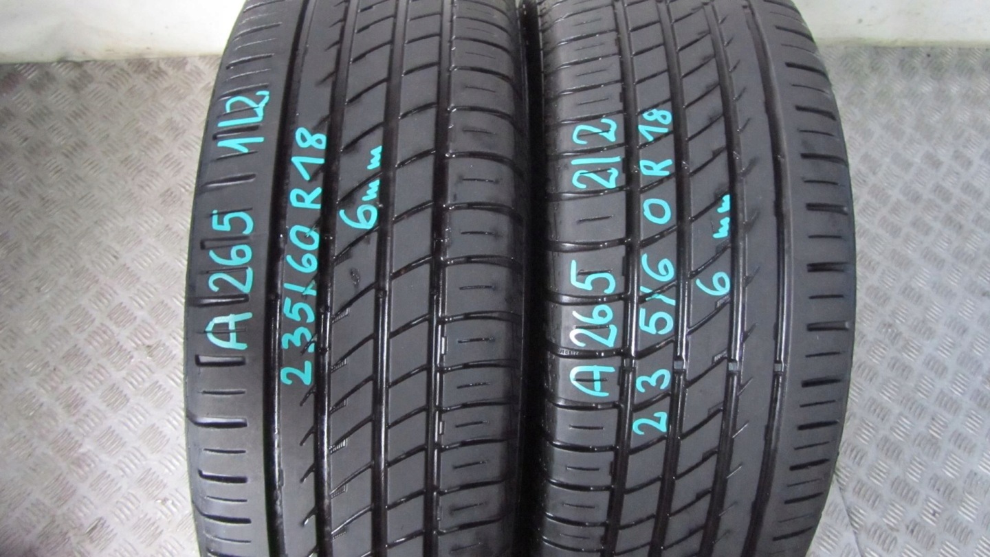 2x шинa matador hectorra 4x4 235/60r18 107v 6mm с разборки