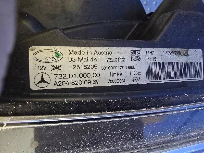 цена Фара  фара передний левая mercedes-benz glk рестайл 12- x204 a2048200939