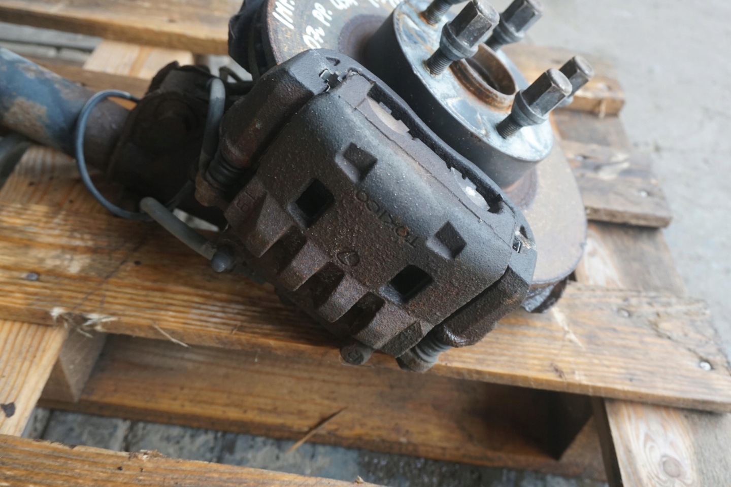 Купити Subaru impreza gd 01-06r передня цапфа рульові кулаки амортизатор датчик