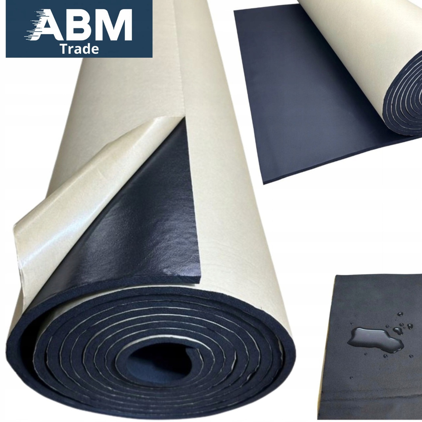 Пена резиновая поглощающая изоляционная к автомобиля с клей 6mm 25x50cm дешевле