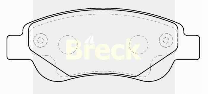 Breck 23959 00 702 00 set blocks brakes disc brakes - Best Price in XDALYS