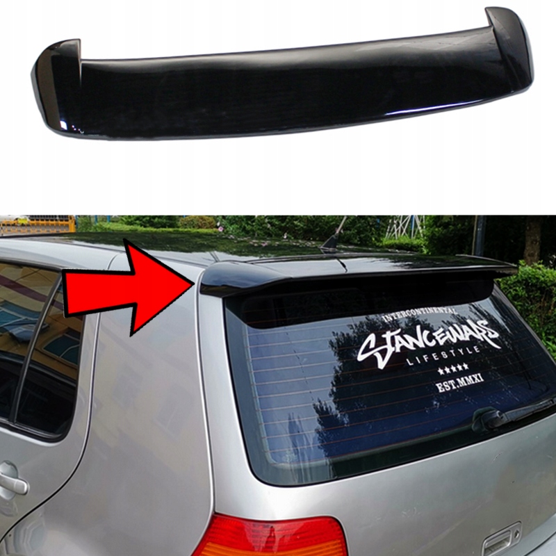 Vw golf 4 iv spoiler spoiler on the trunk mk4 cover gti - Online