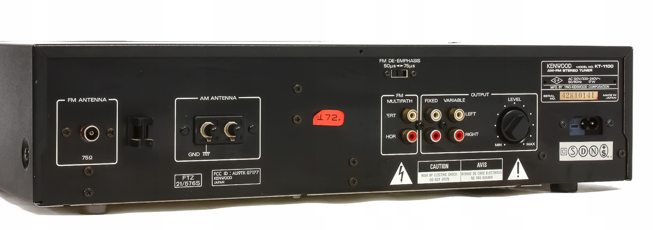 KENWOOD KT-1100D AM/FMステレオチューナー KENWOOD KT-1100D