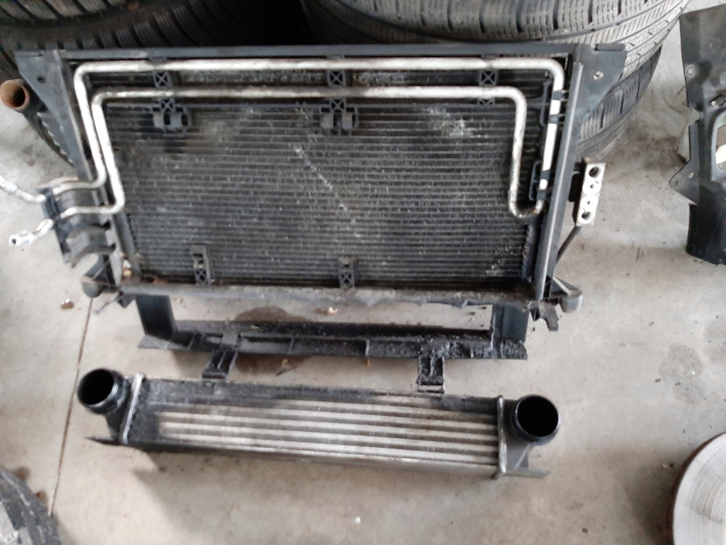 BMW E39 3.0D AC CONDENSER INTERCOOLER