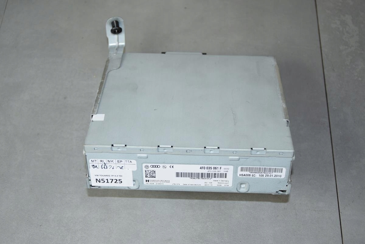 VW TOUAREG 7P RADIO TUNER 4F0035061F