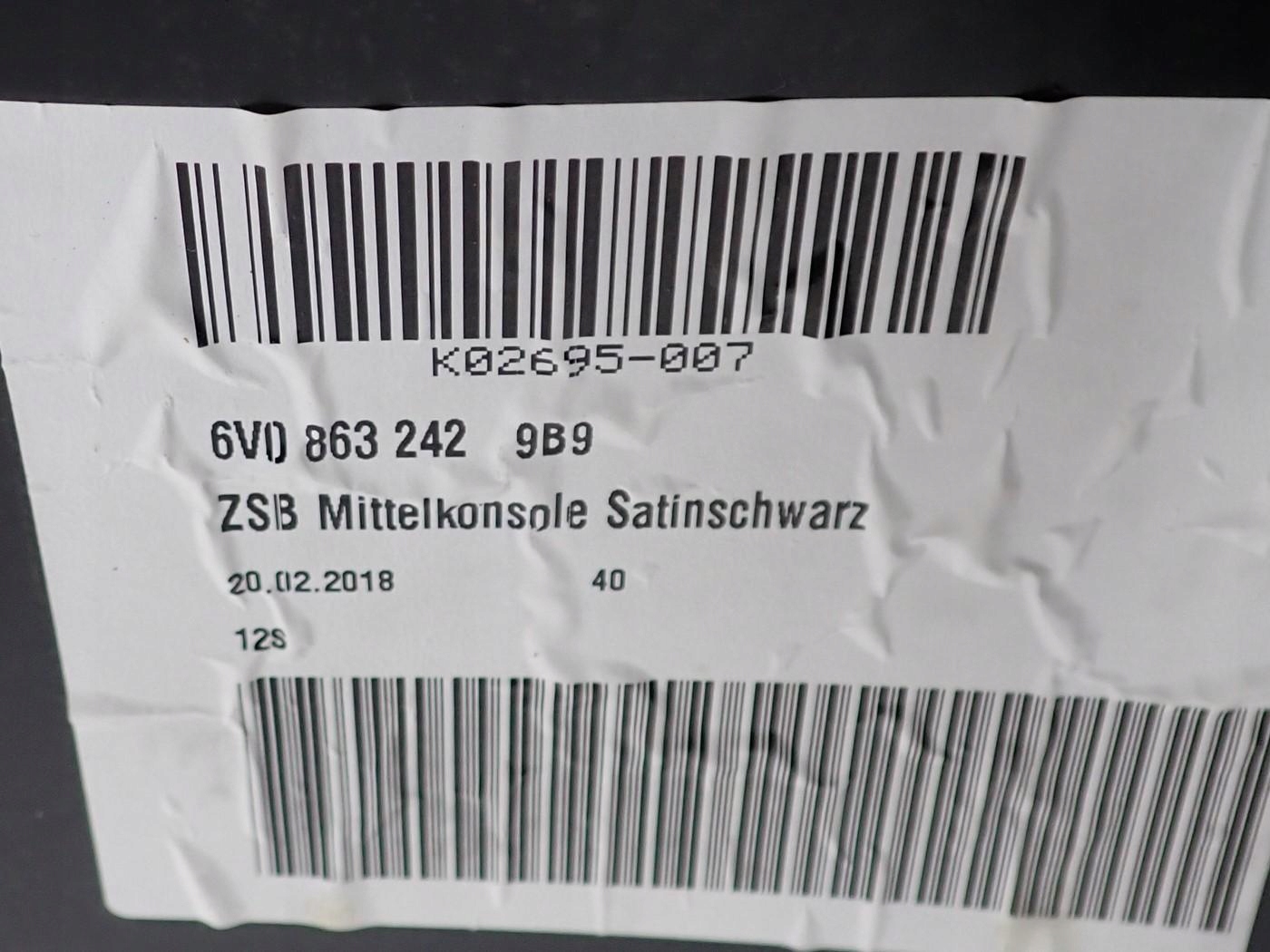 приобрести Туннель крепление на чашки напитки европа 6v0863242 skoda fabia iii 6v 18r