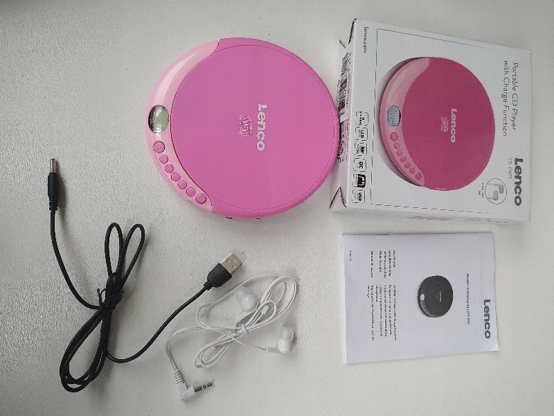 cd магазин переносной Проигрыватель недорого lenco cd011 ➤➤➤ DARSTAR discman Интернет розовый