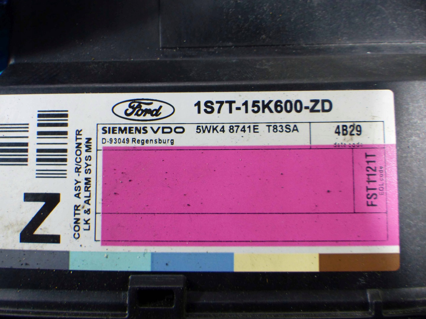 ELECTRONIC CONTROL UNIT (ECU) SET FORD FOCUS MK1 2.0 16V