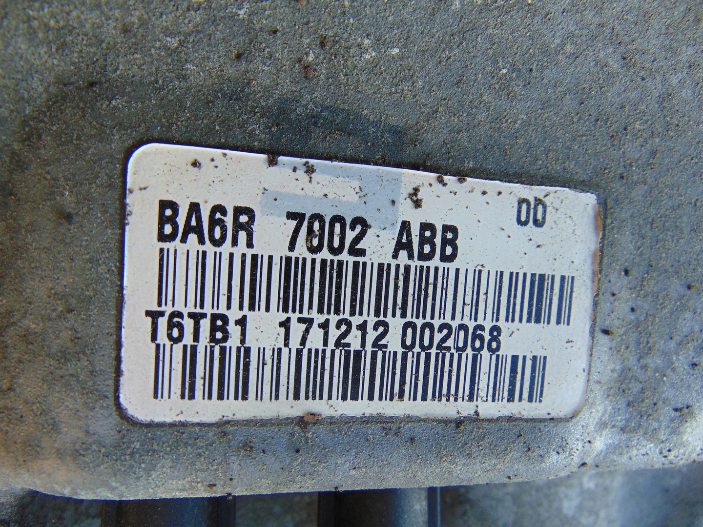 Коробка передач передач ford fiesta mk7 1.6 турбодизельный hdi ba6r-7002-abb с доставкой