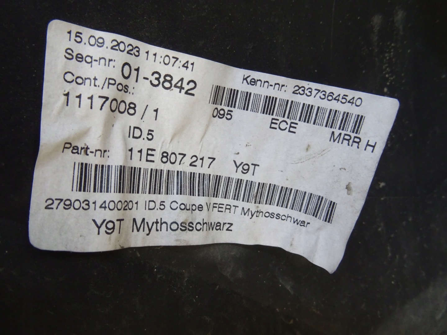 Бампер передний передний vw id.5 id5 11e807221 llu 11e дешевле