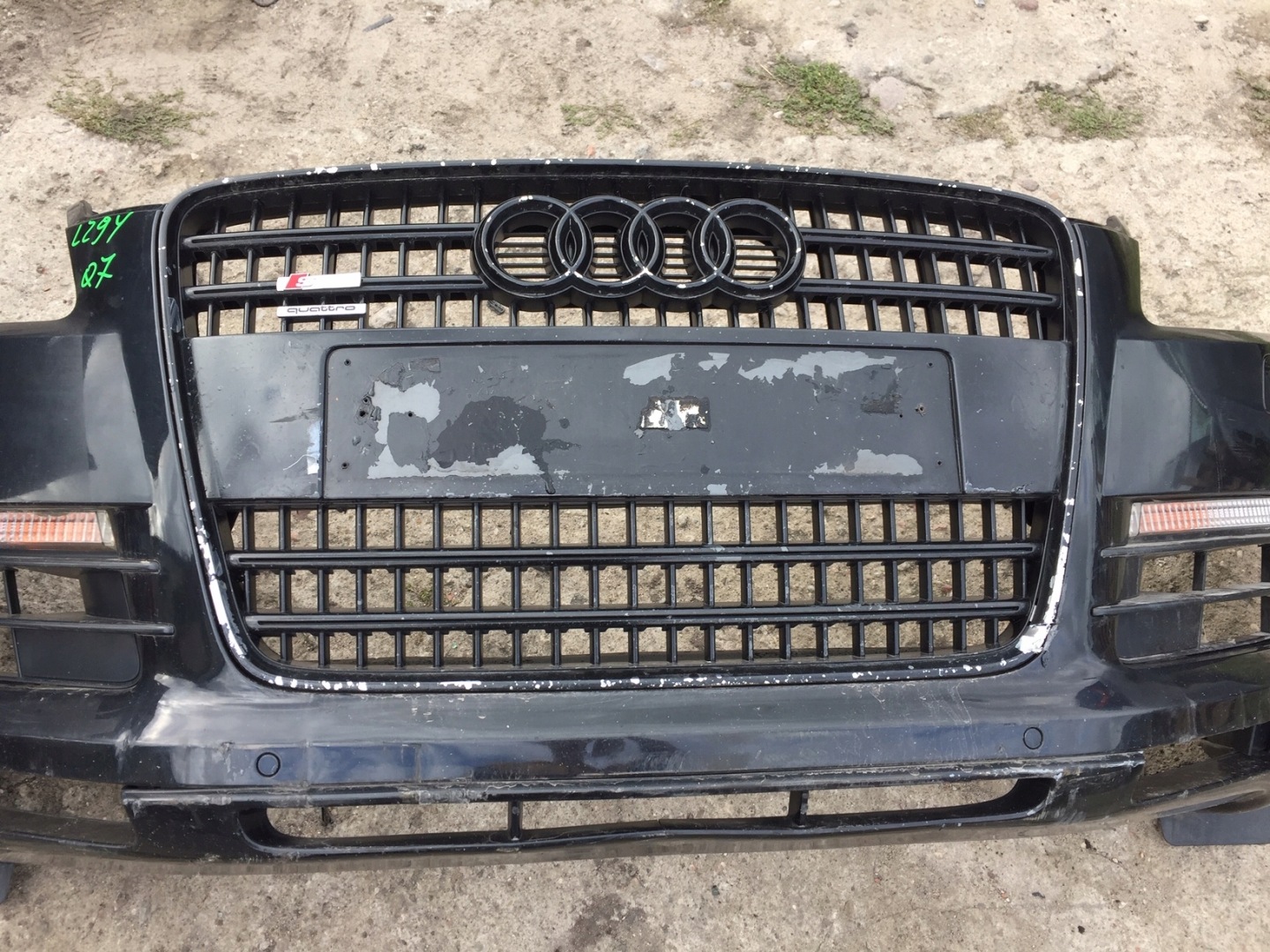 Audi q7 4l lz9y бампер передній передній решітка решітка недорого