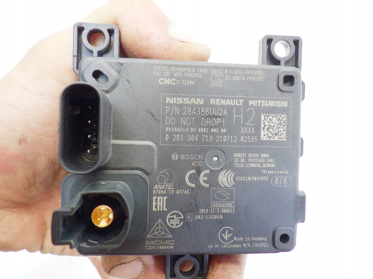 Qashqai iii j12 2022 radar distronic sensor 284386uu2a Qashqai iii j12 2022 radar distronic sensor 284386uu2a