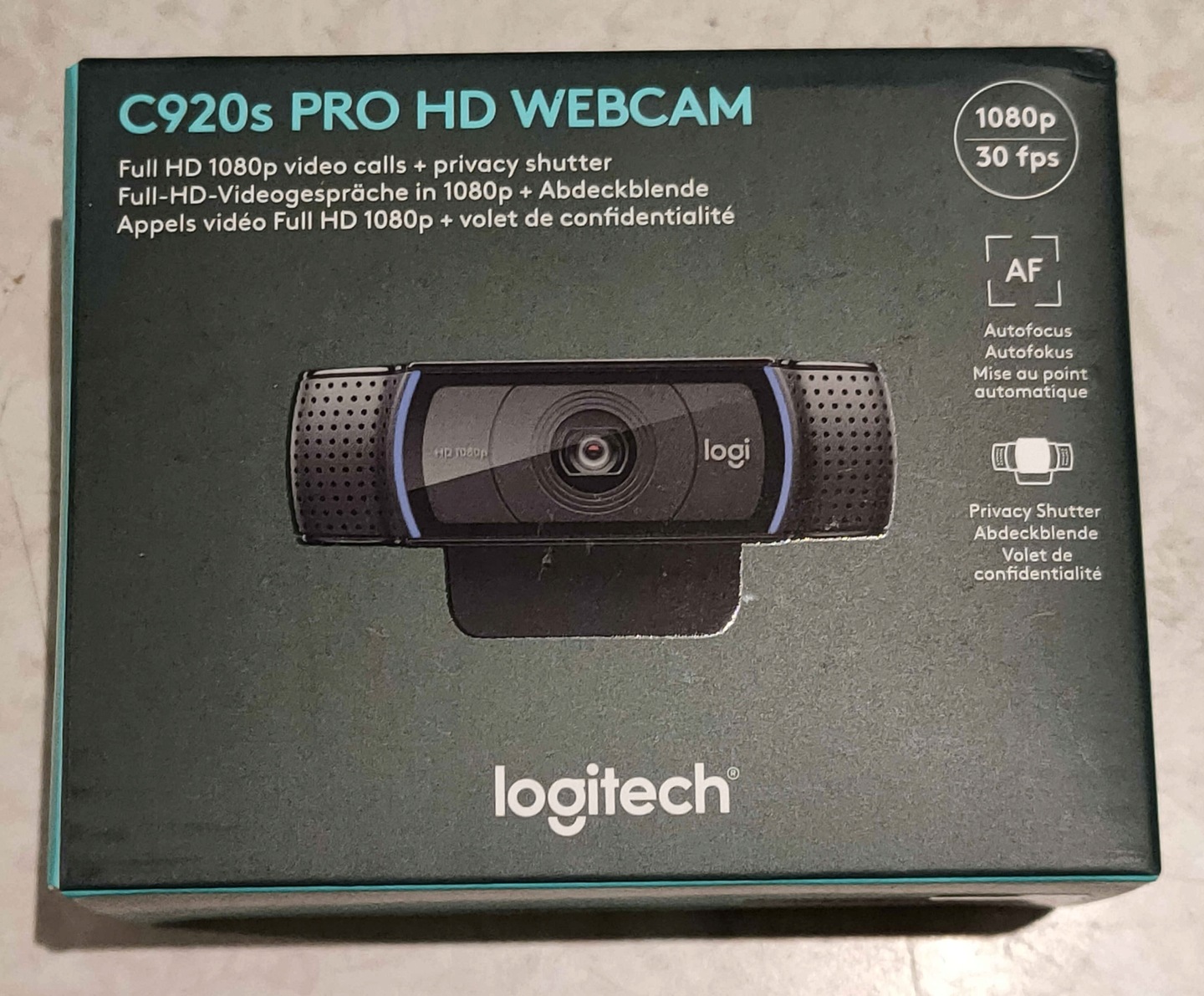 WEBCAM LOGITECH C920S PRO HD (5099206082199)