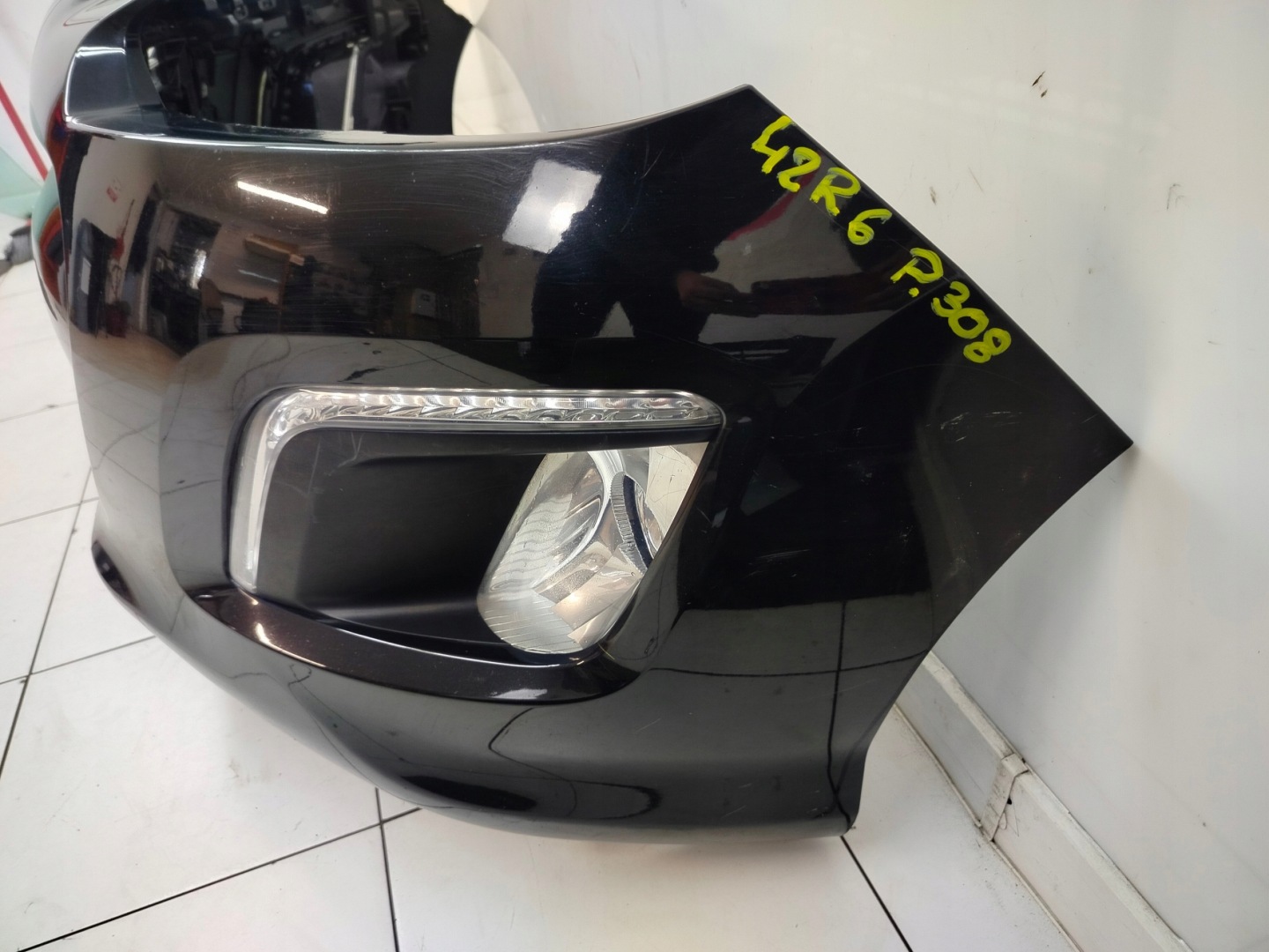 Peugeot 308 i t7 рестайл 11r- бампер передний передний лед  ktv ktvd лучшего качества