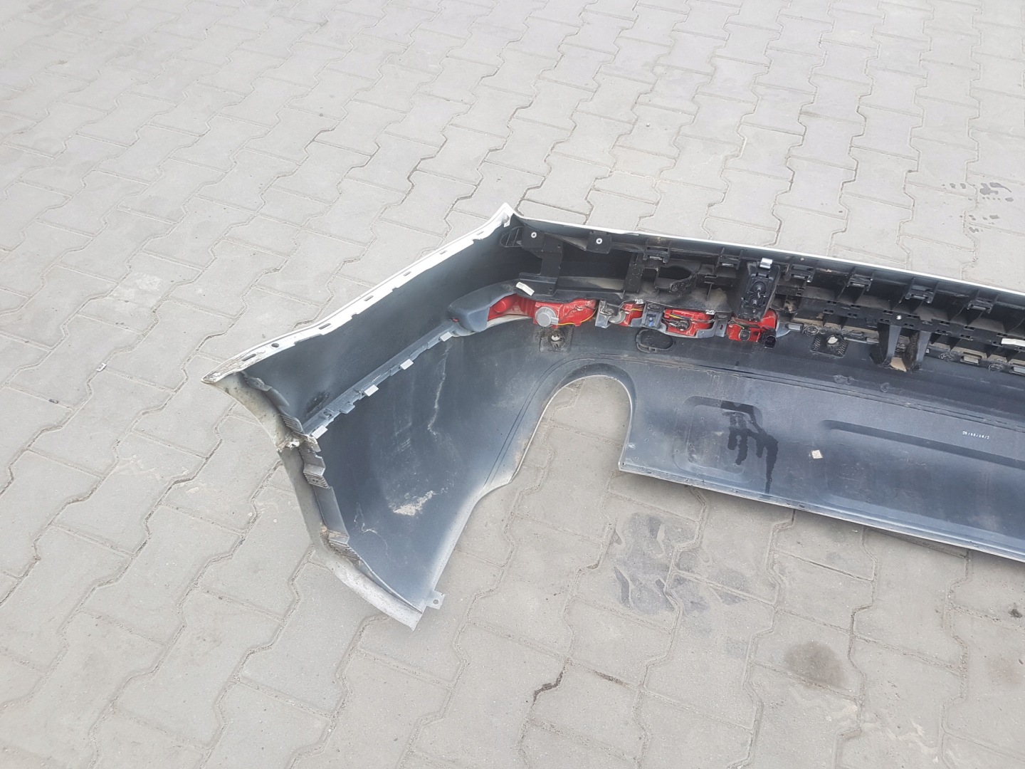 Audi q7 4l 05-09r бампер зад задний с разбора
