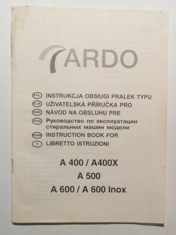 Стиральная Машина Ardo - Инструкция Поведение 1999 Rok Недорого.