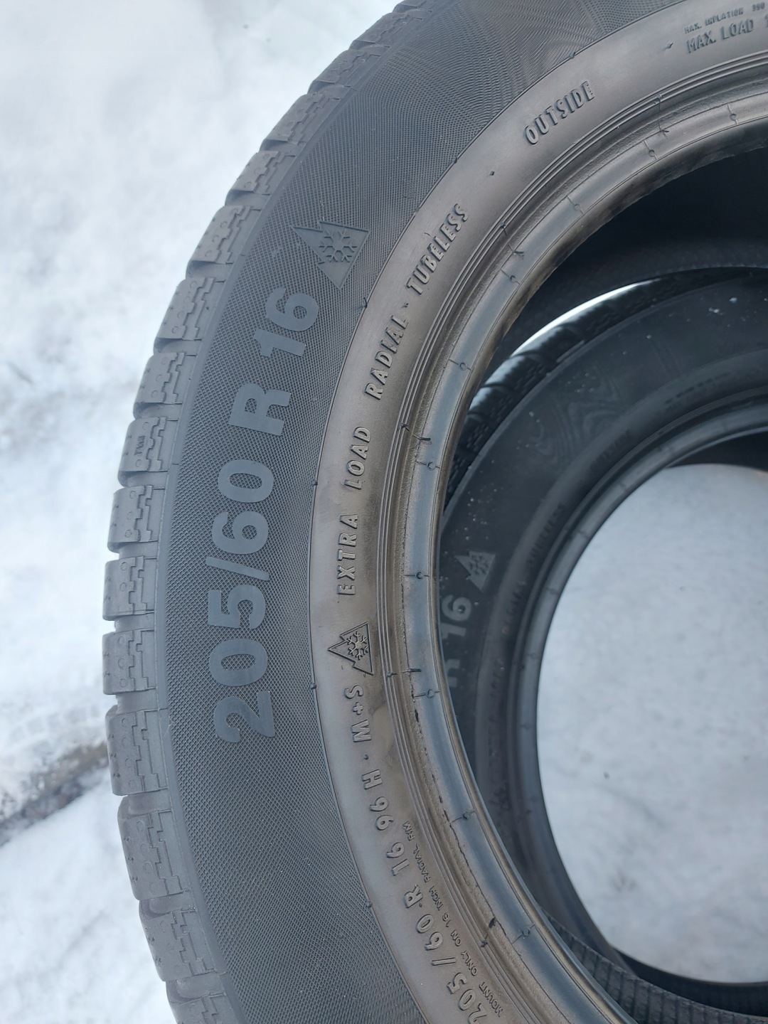 Шини зимові continental contiwintercontact ts830 205/60r16 96h пара кращої якості