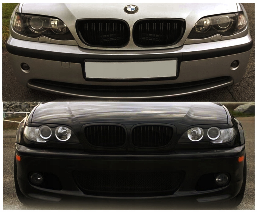 Grille grill grate grates bmw e46 facelift gloss dual - Online catalog ❱  XDALYS