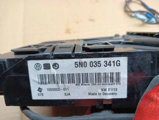 Интерфейс мультимедиа in vw passat b7 5n0035341g с разбора