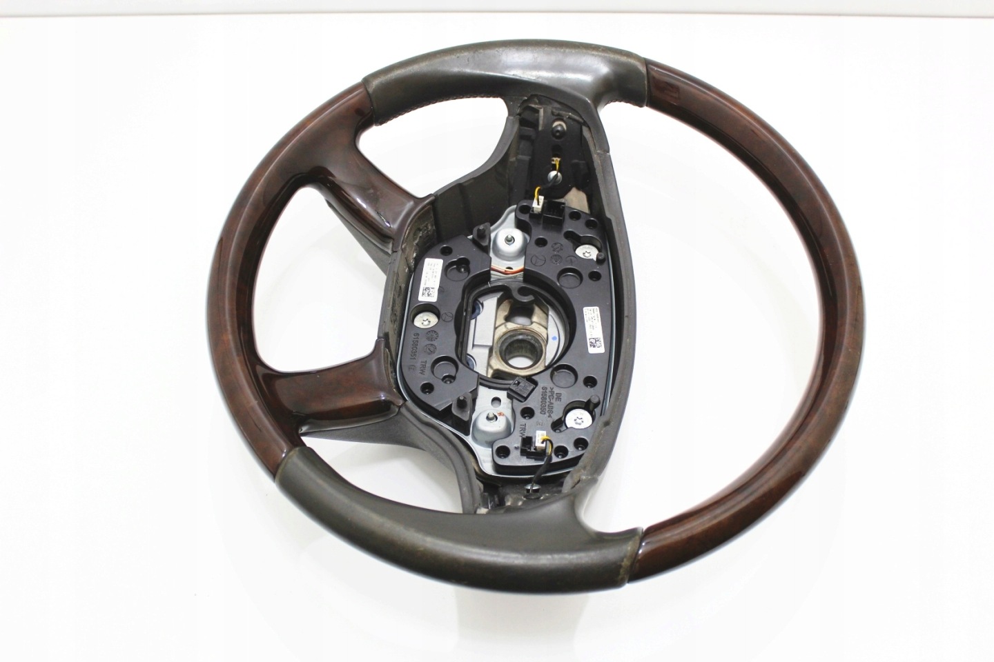 придбати Кермо дерево шкіра сіра grey mercedes w221 cl w216