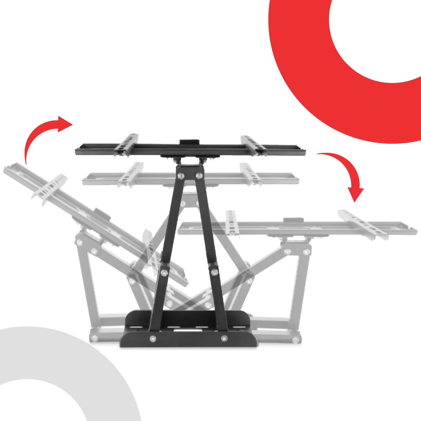 Держатель телевизора toshiba 55'' вешалка tv настенный поворотный ...