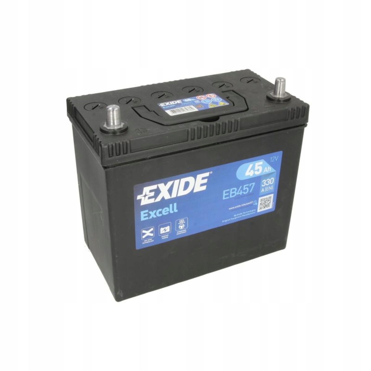 Battery exide excell 45ah 330a l - Car part Online❱ XDALYS