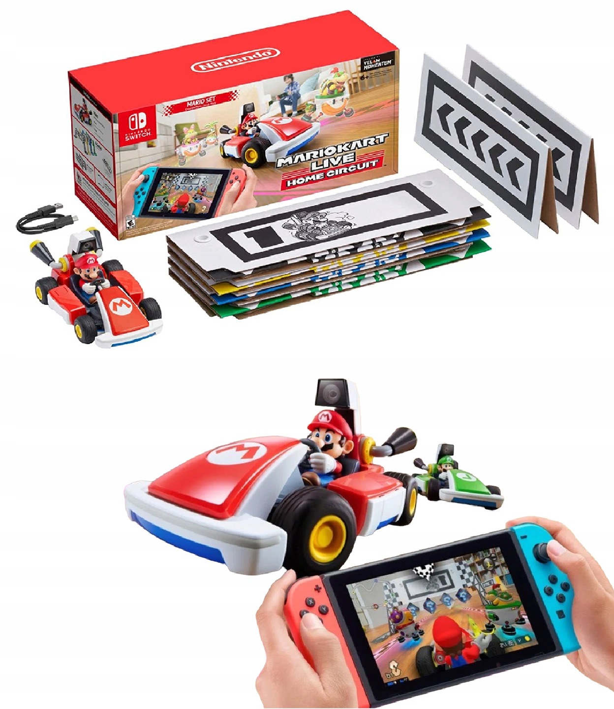 Nintendo Switch Nintendo Mario Kart Live:  Circuit Mario Kart Live: Home Circuit Mario Set for Nintendo Switch