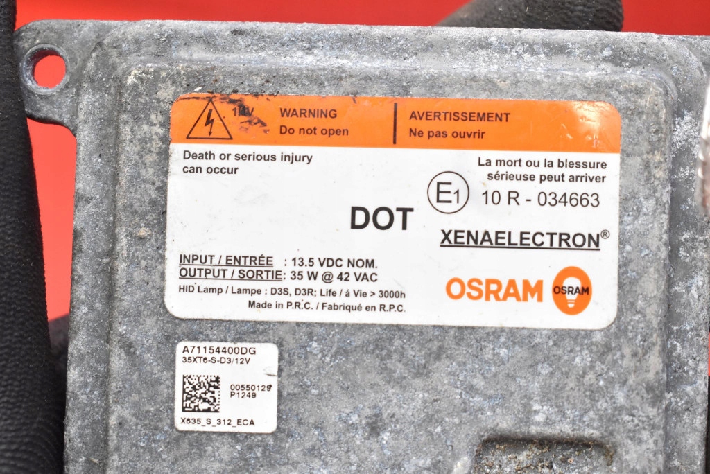 Преобразователь ксенон kseonon права 35xt6-s-d3 a71154400dg ford focus mk3 с разбора