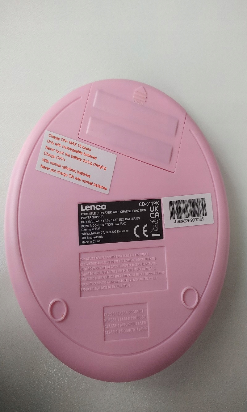 Проигрыватель переносной Интернет DARSTAR cd розовый lenco ➤➤➤ cd011 магазин discman недорого