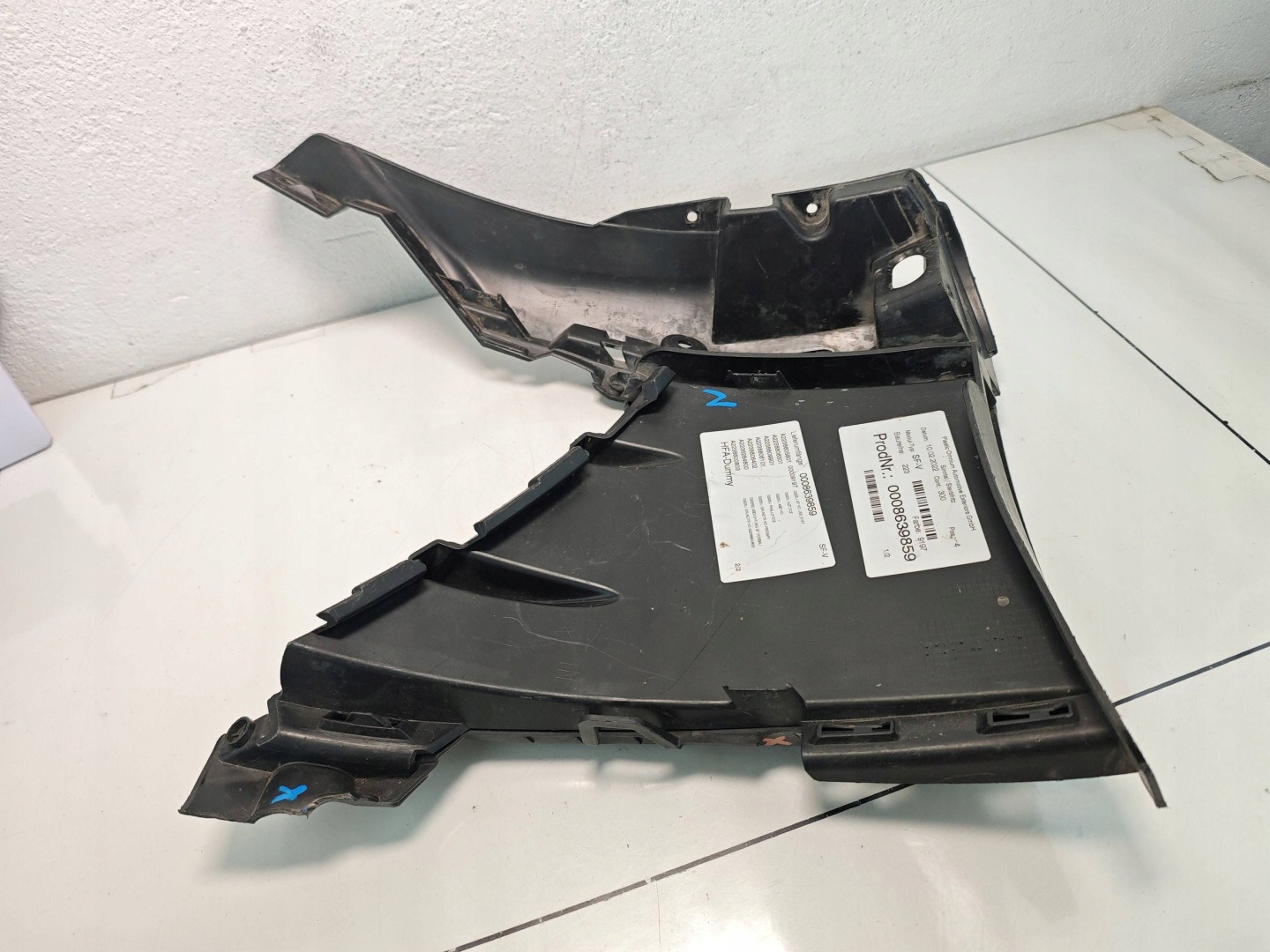 Mercedes s класс w223 ползунок бампера левый передний a2238851401 с разборки
