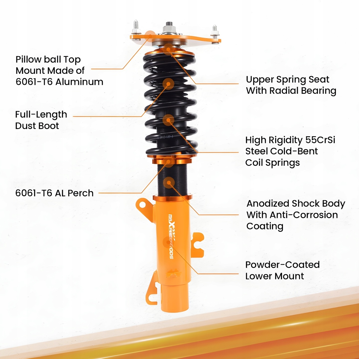Комплект подвеска combine fileté mini r50, r53 r52 cabrio cooper cooper s дешевле