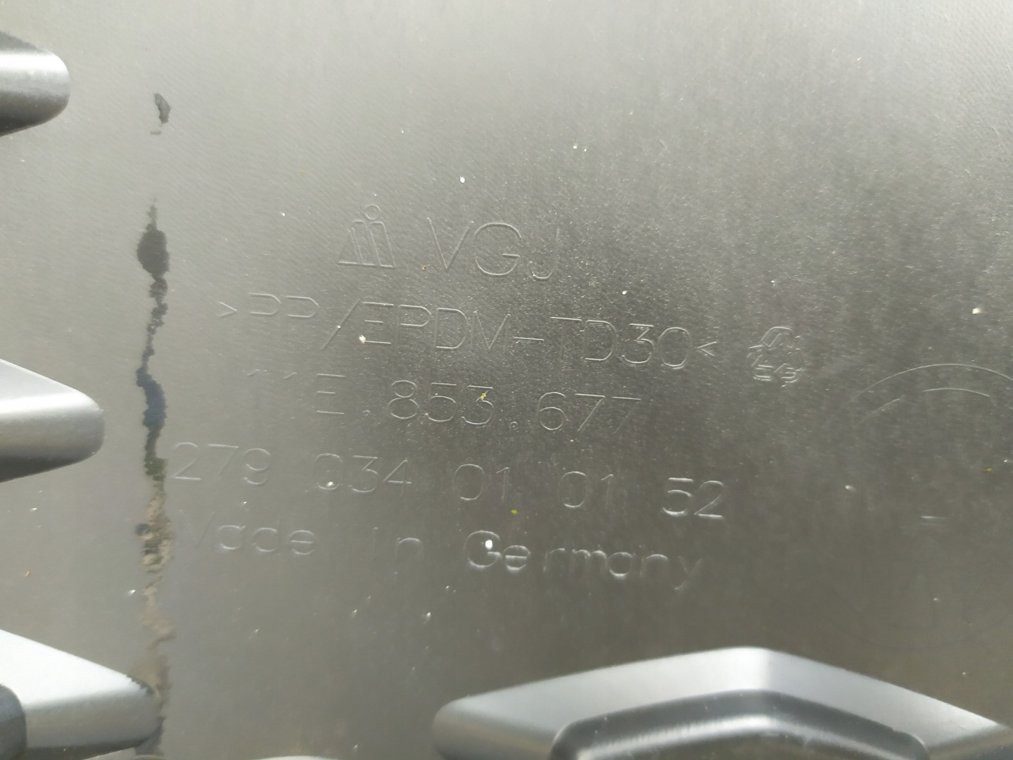 Vw id.5 11e бампер передний + решетка + приложение спойлер хоккей 11e853677 недорого
