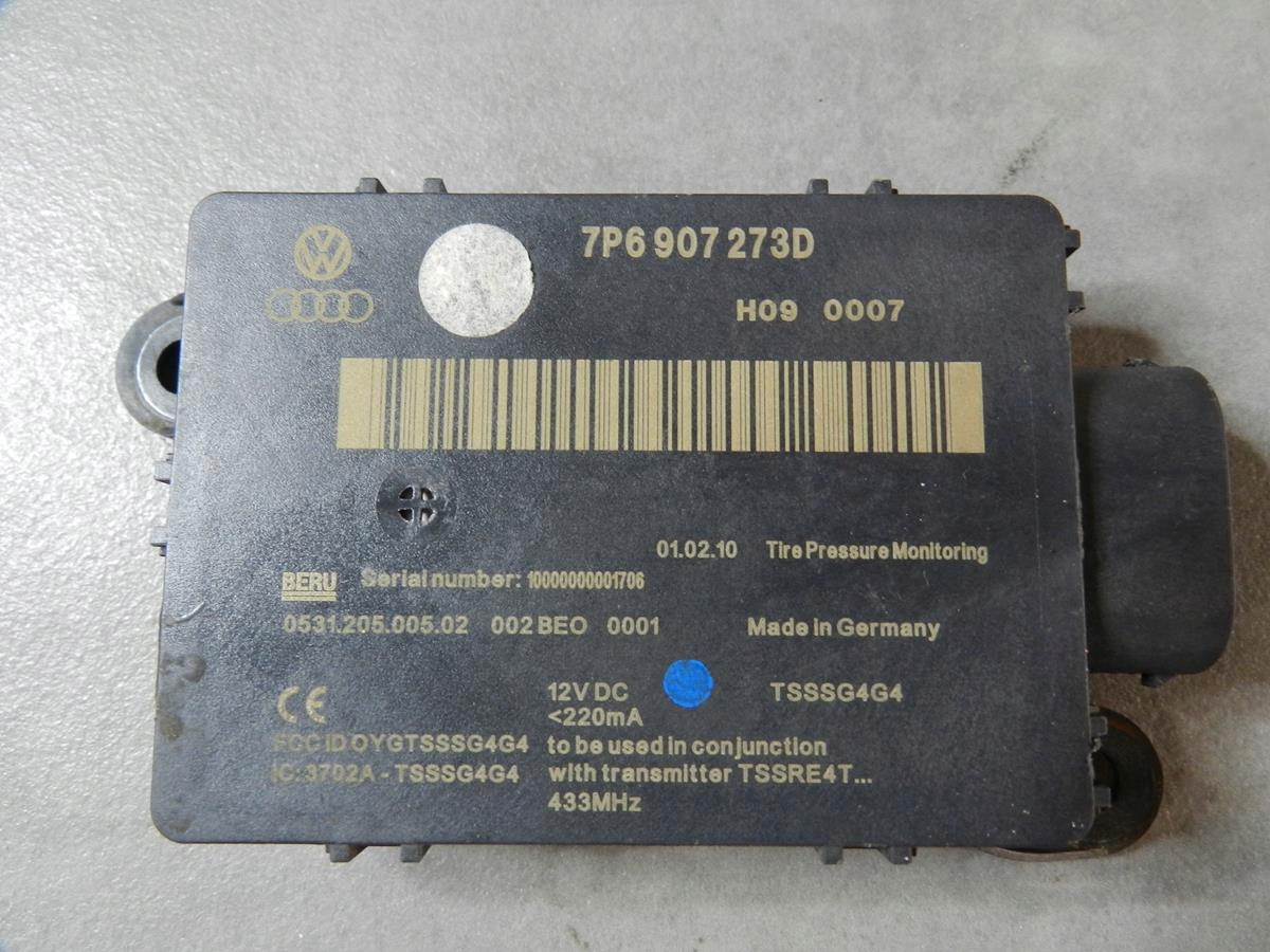VW TOUAREG 7P PRESSURE CONTROLLER 7P6907273D