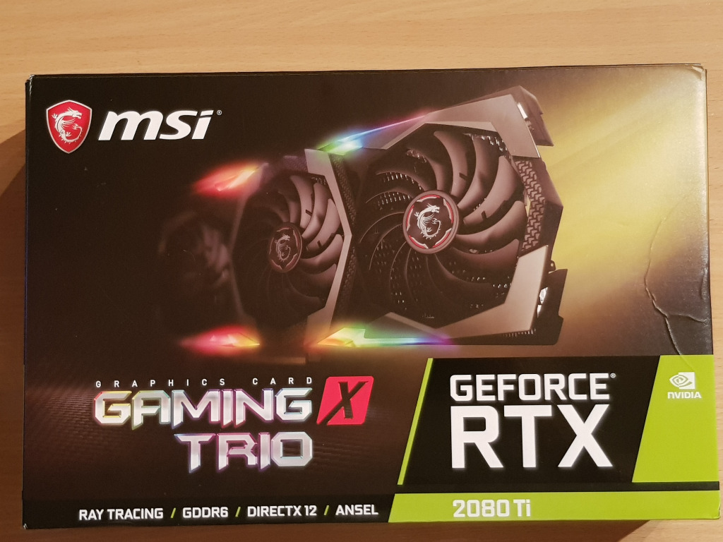 Msi geforce rtx 2080 ti игровой x trio - как новая - купить в DARSTAR