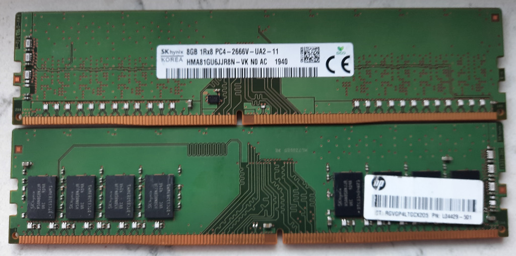 Sk hynix 8gb ddr4 udimm 1rx8 pc4 2666v ua2 11 - купить в DARSTAR