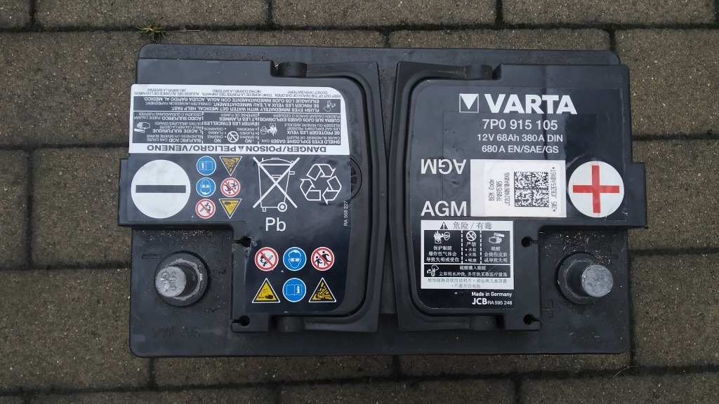 BATTERY VARTA 12V 680 A