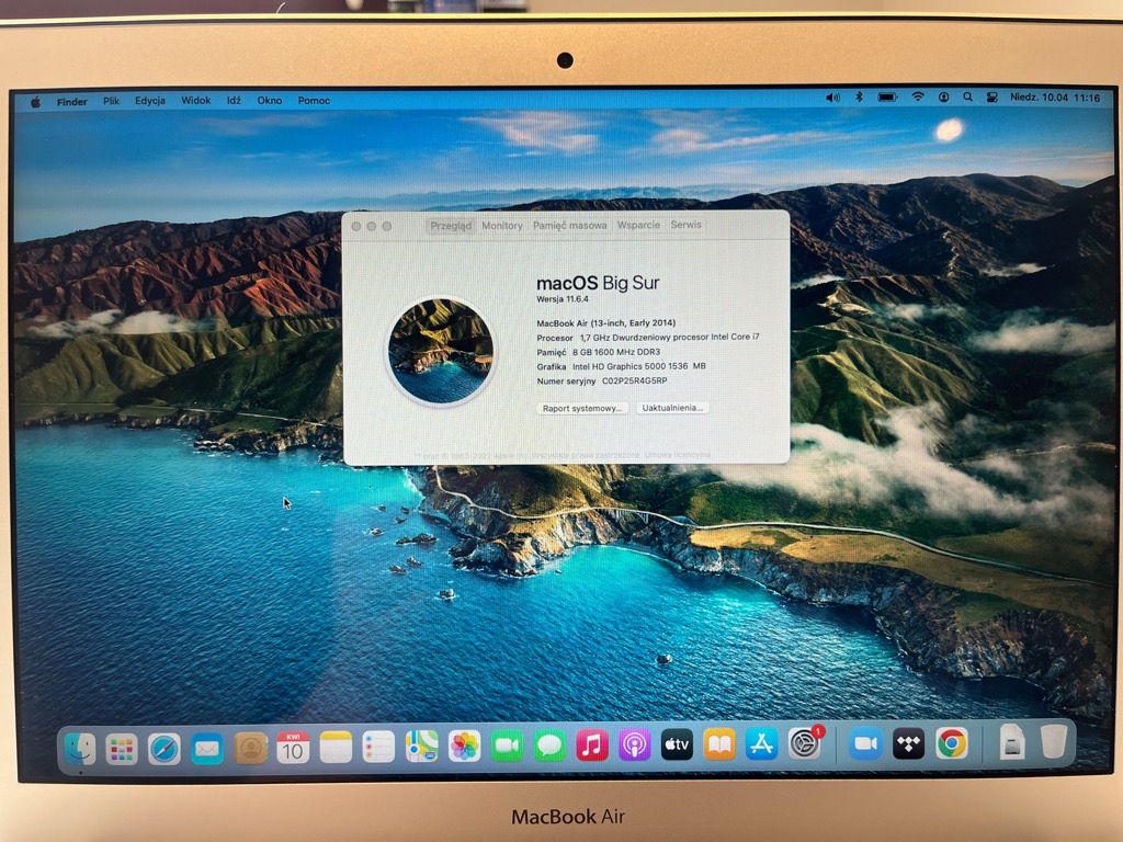 Apple MacBook Air 13インチ　Early 2014　512GB s-l400.jpg