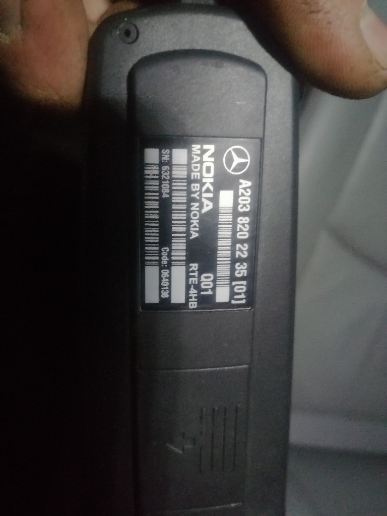 Support Téléphone Nokia Pour Mercedes Classe C W203 / S203 - Réf A2038200551 - Neuf Sous Emballage