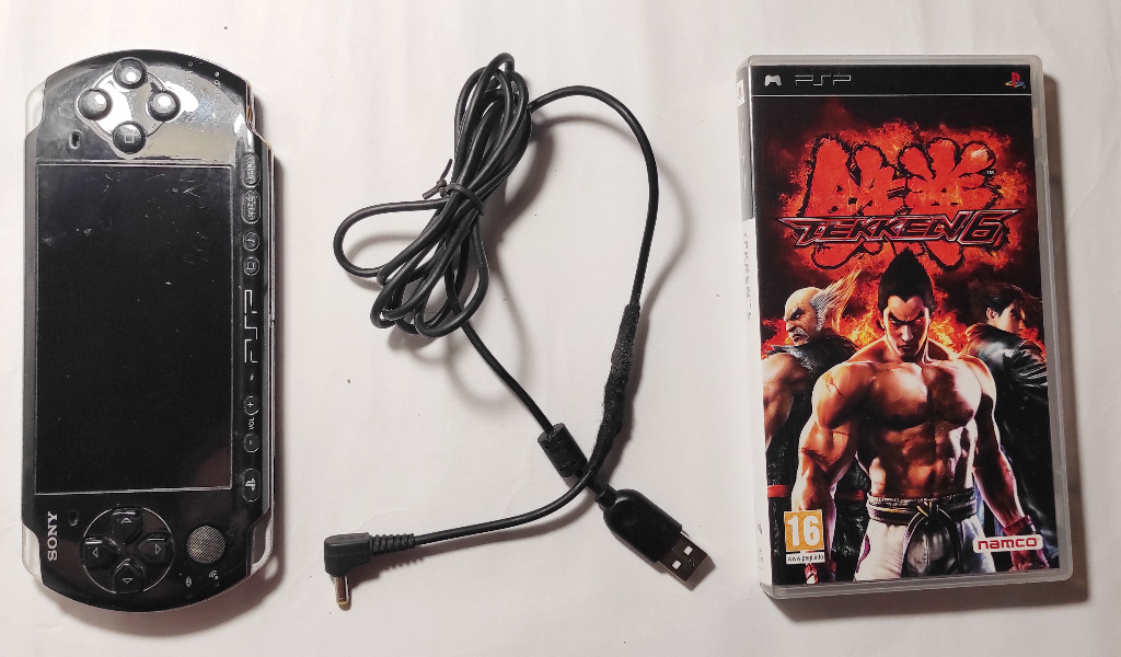 Консоль sony psp slim portable psp-3004 игра tekken - купить