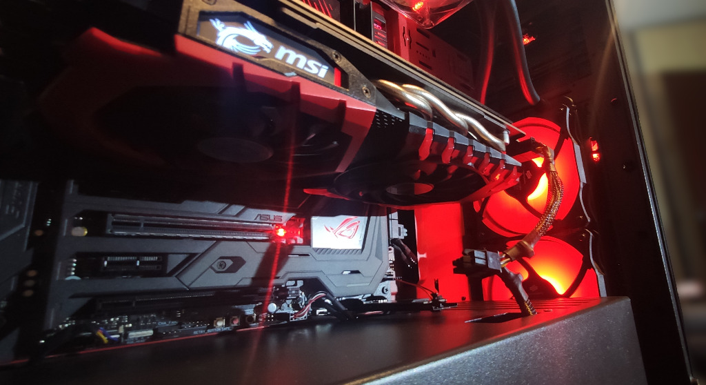 Pc игровой, liquid охлаждение, i7-7700k, gtx1060, 32gb - купить в