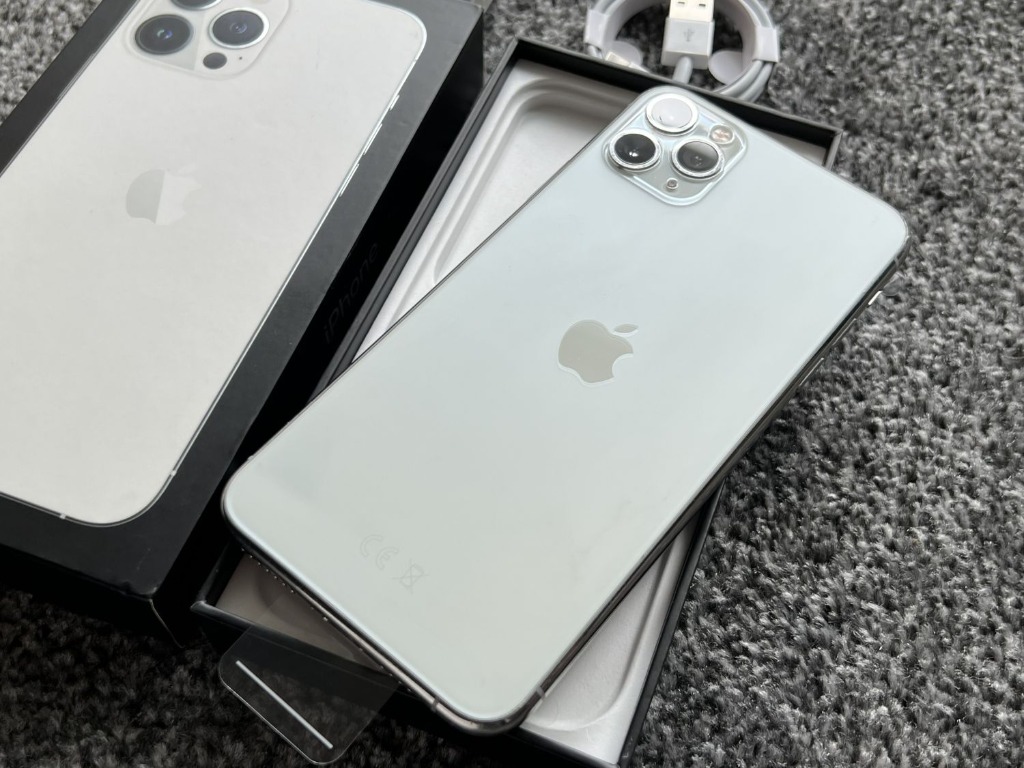 Iphone 11 pro макс 256gb silver серебряный белый b94% - купить в