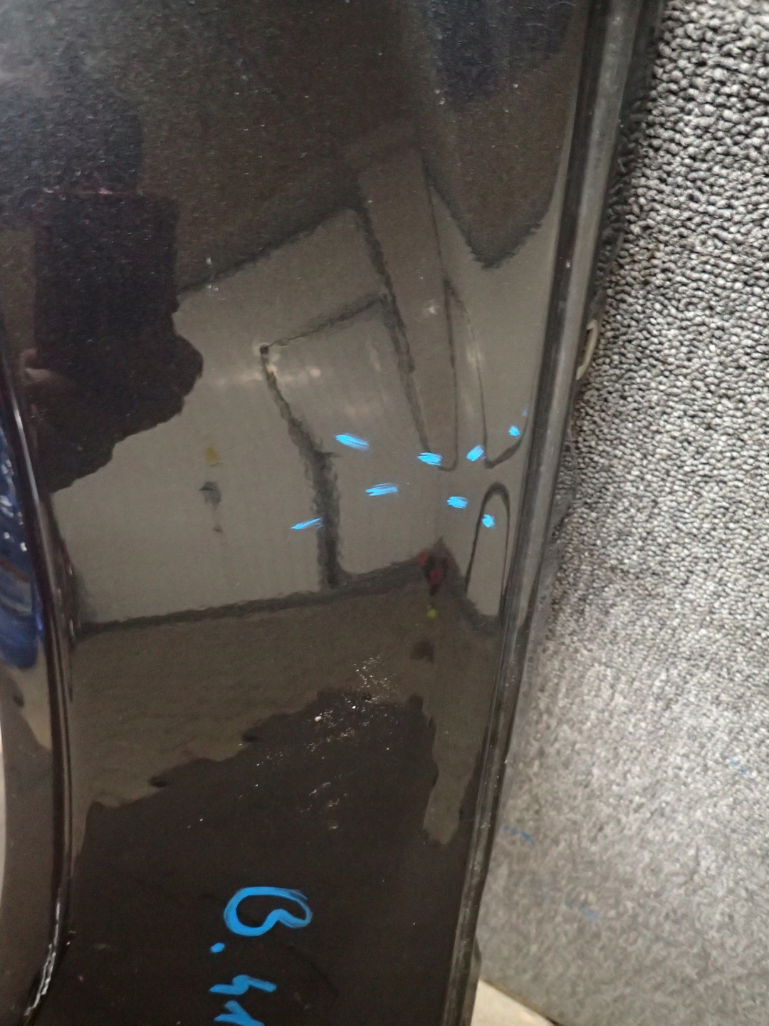 fender front left MERCEDES C KLASA W204