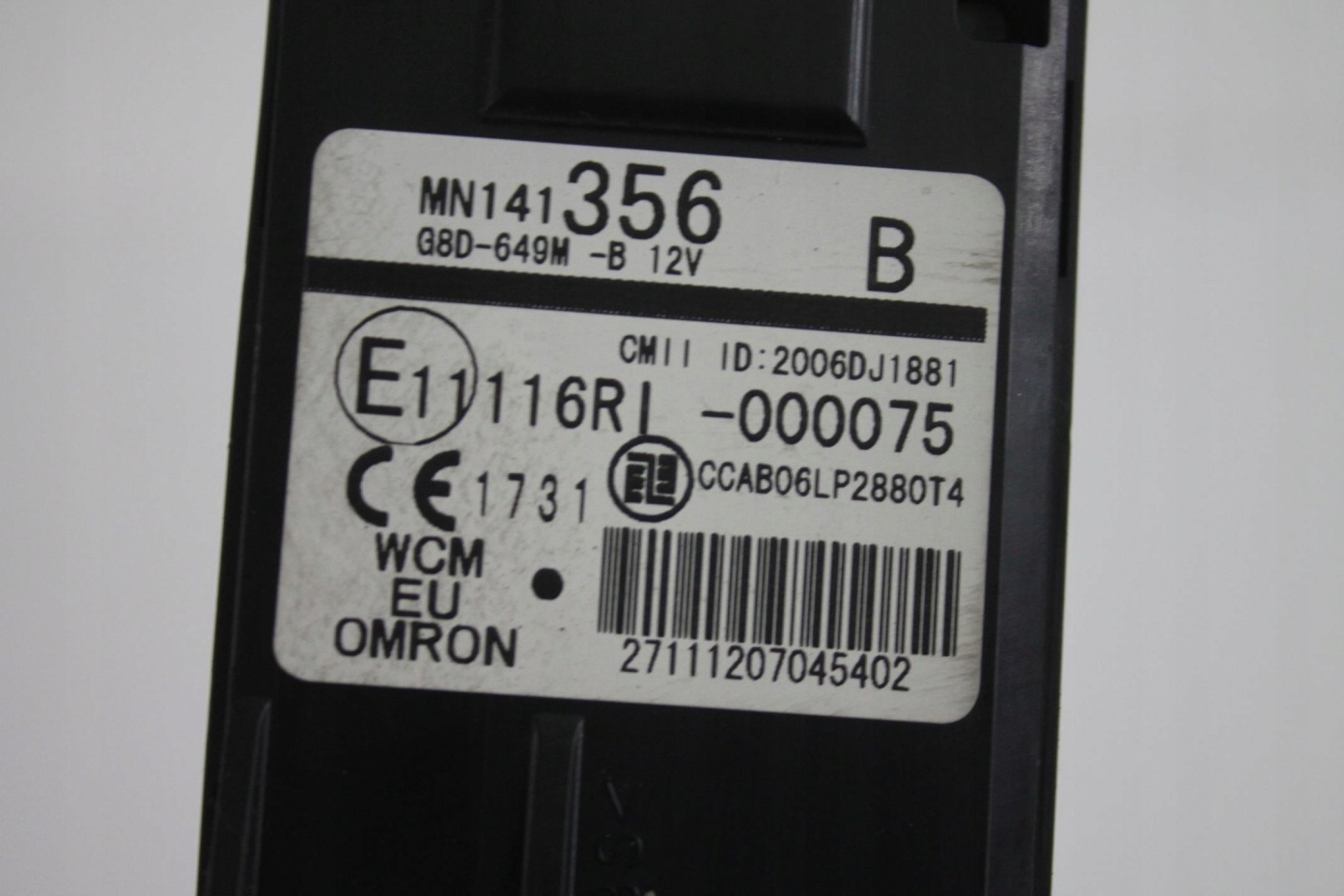 ignition key MN141356 MITSUBISHI LANCER X