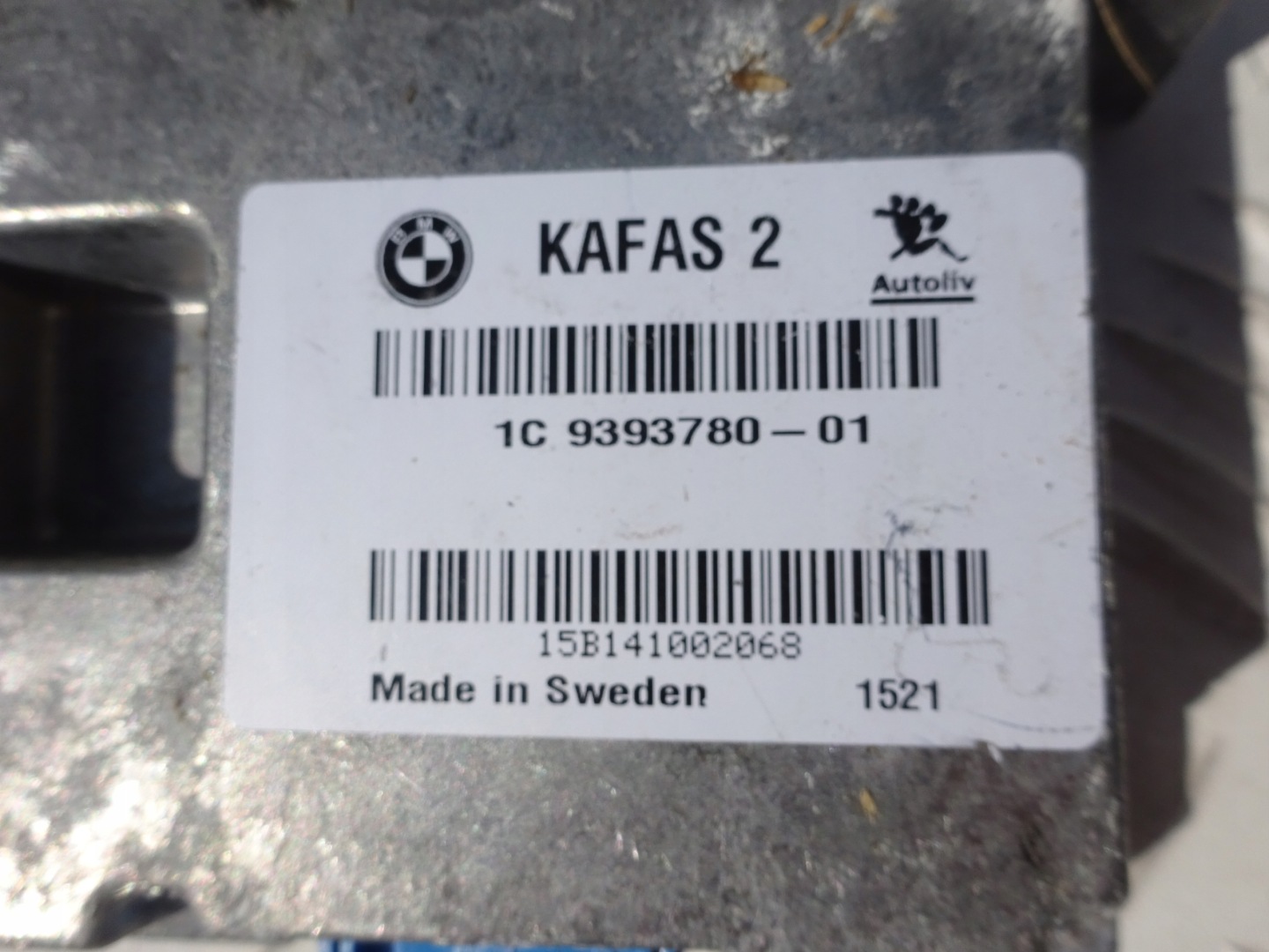 BMW AUTOLIV control unit KAMERY KAFAS 2 66519393780
