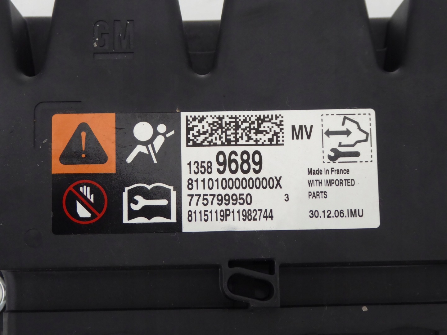 SENSOR modulo airbag airbag OPEL ZAFIRA C TOURER