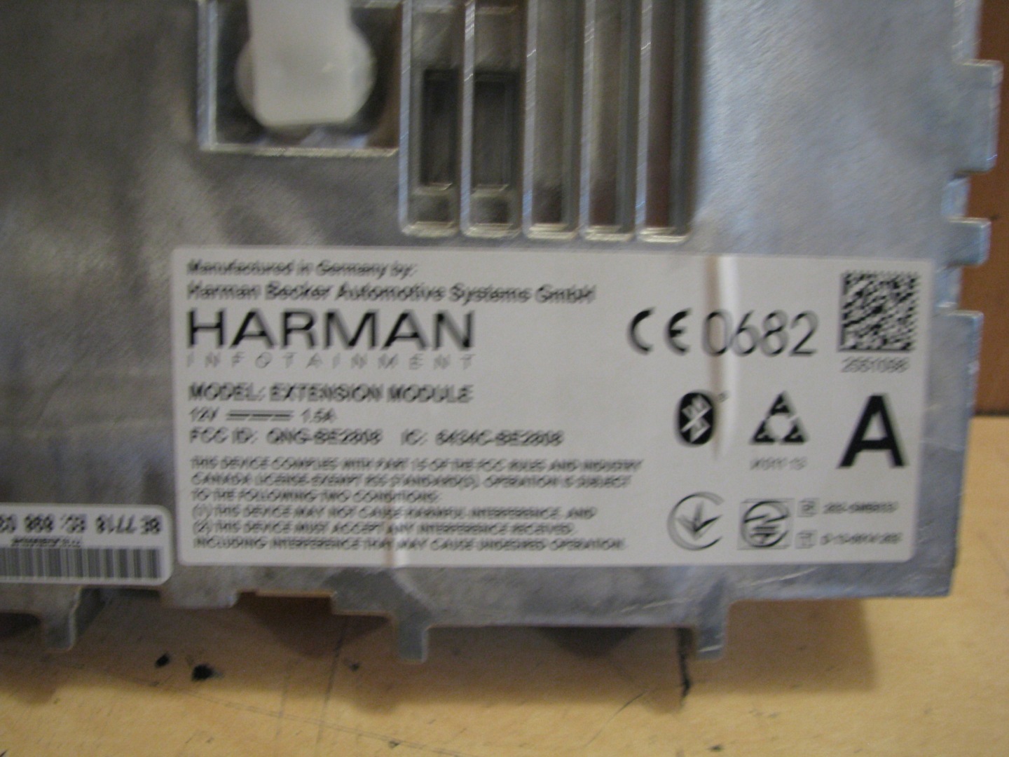 control unit Navi Bluetooth Toyot HARMAN 6434C-BE2808