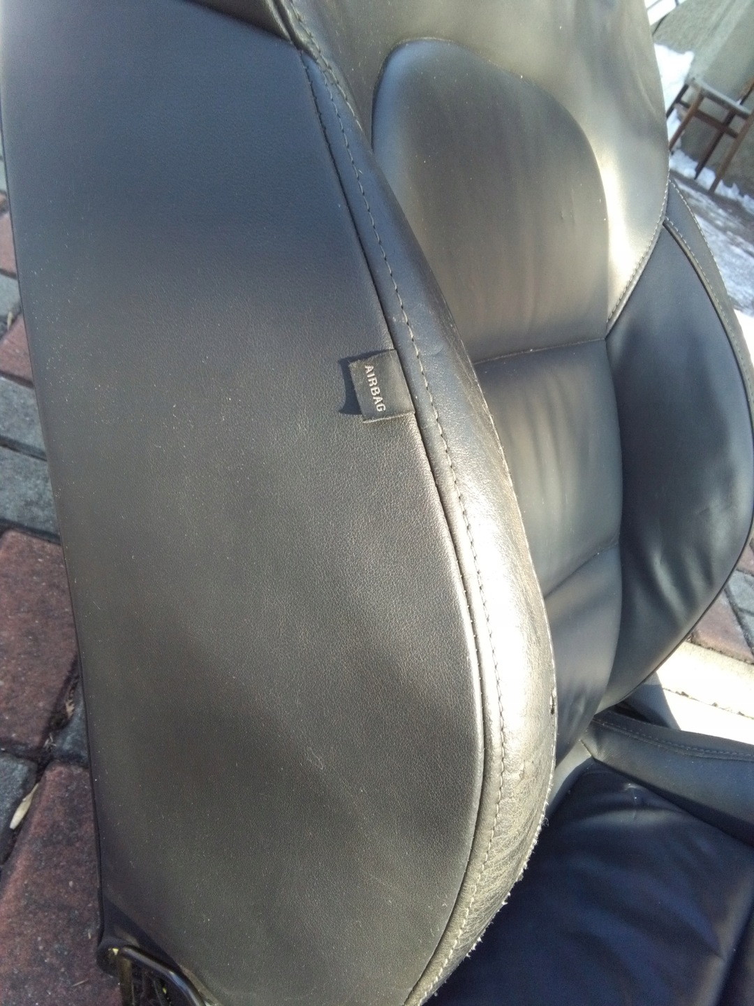 seat airbag right front SKODA SUPERB II 3T leather