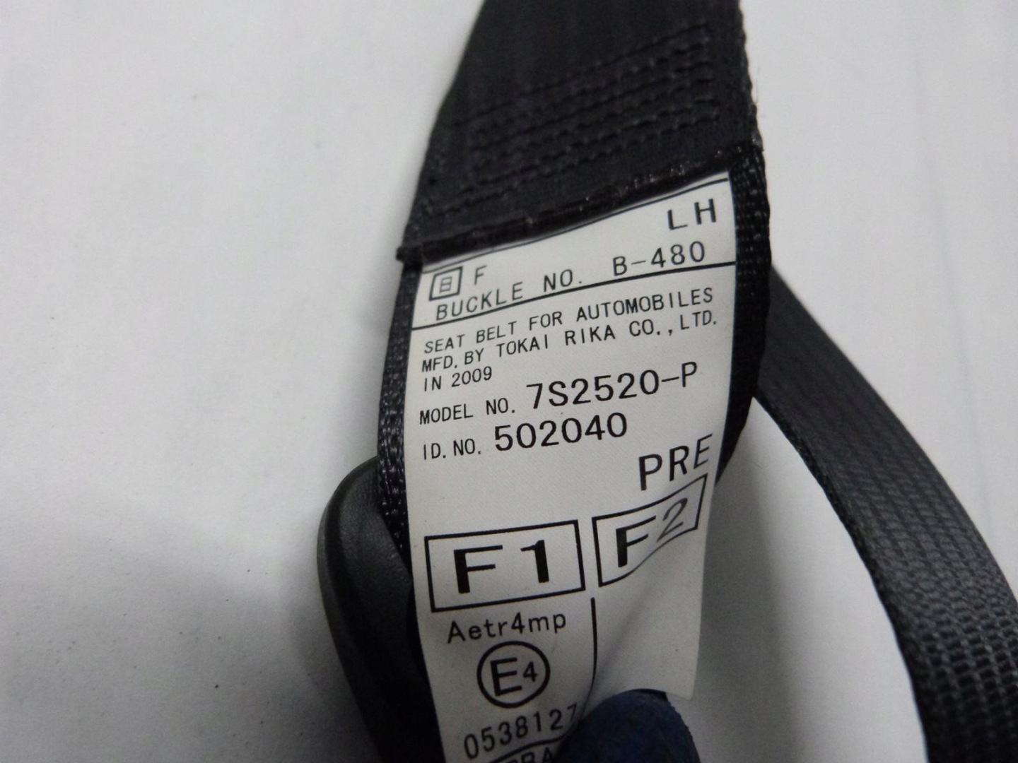 SUBARU LEGACY V tension belt safety left front